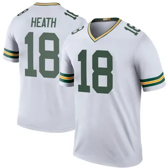 Youth Malik Heath White Legend Color Rush Football Jersey