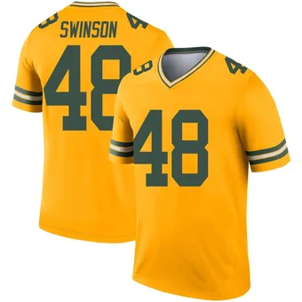 Youth Messiah Swinson Gold Legend Inverted Football Jersey