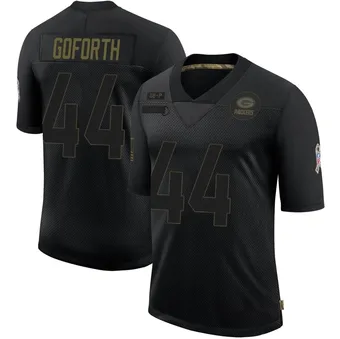 Youth Ralen Goforth Black Limited 2020 Salute To Service Football Jersey