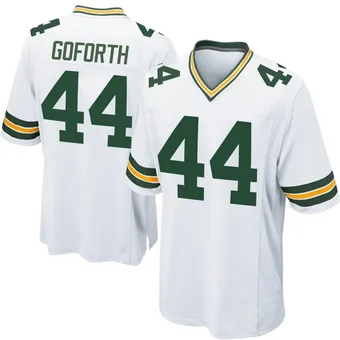 Youth Ralen Goforth White Game Football Jersey