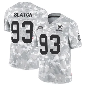 Youth T.J. Slaton Arctic Camo Limited 2024 Salute to Service Football Jersey