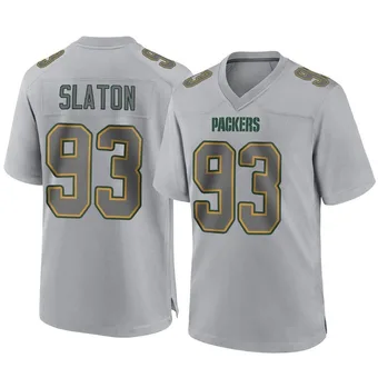 Youth T.J. Slaton Gray Game Atmosphere Fashion Football Jersey