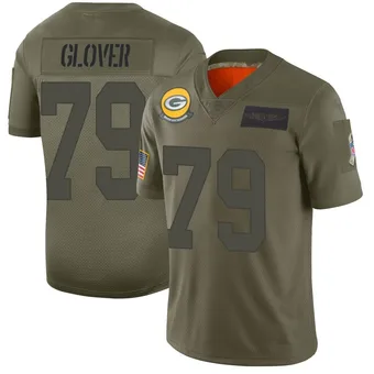 Youth Travis Glover Camo Limited 2019 Salute to Service Football Jersey